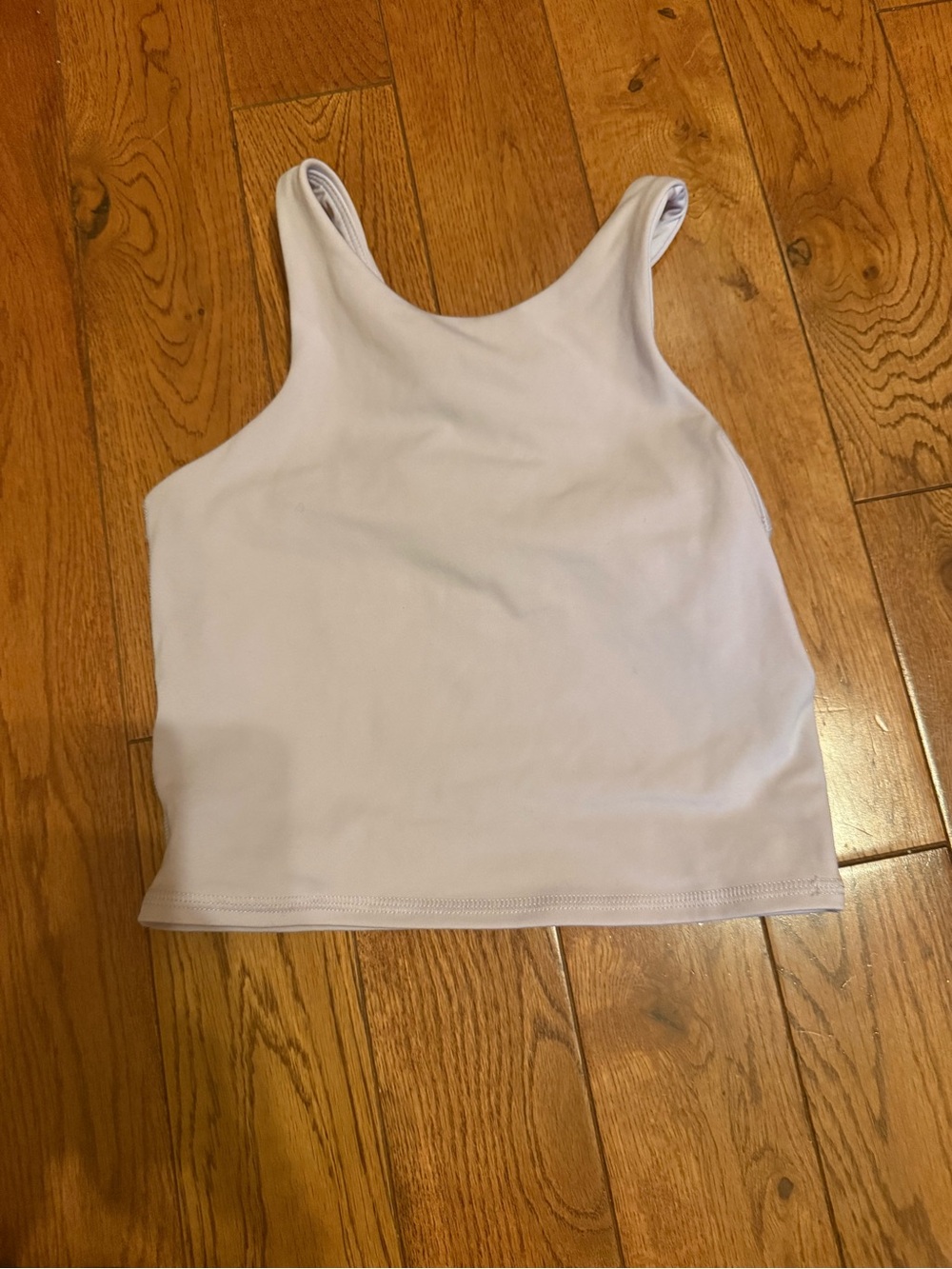 Girlsโ all in motion Lilac Crop Tank Top